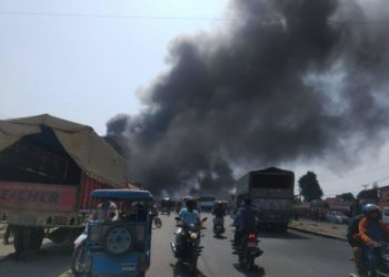 Massive fire breaks out near NOC’s Dhangadhi oil depot