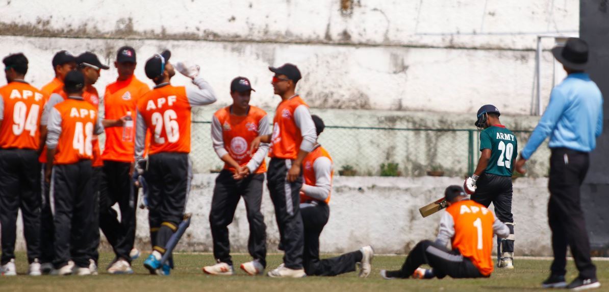 Kathmandu Mayor Cup Cricket: Police beats Bagmati by two runs