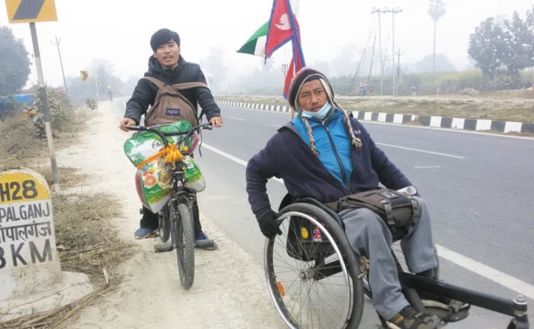 Wheelchair bound Gole aspires to set world record