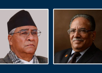 PM Dahal and NC President Deuba hold talks