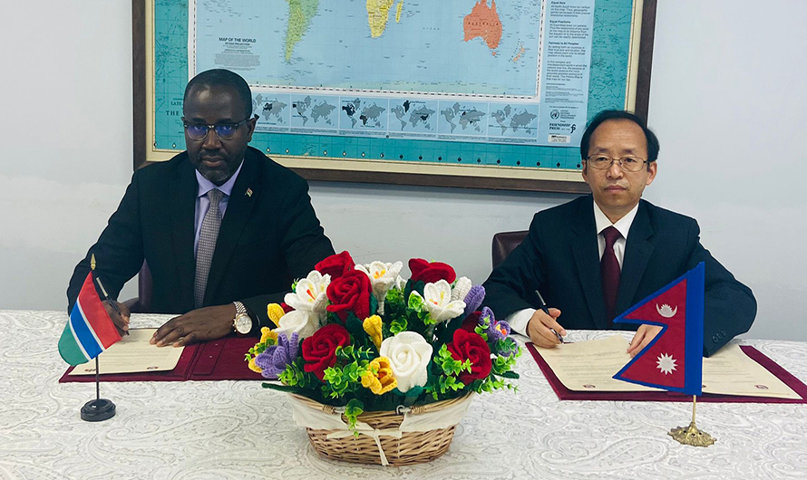 Nepal and the Gambia establish diplomatic relations