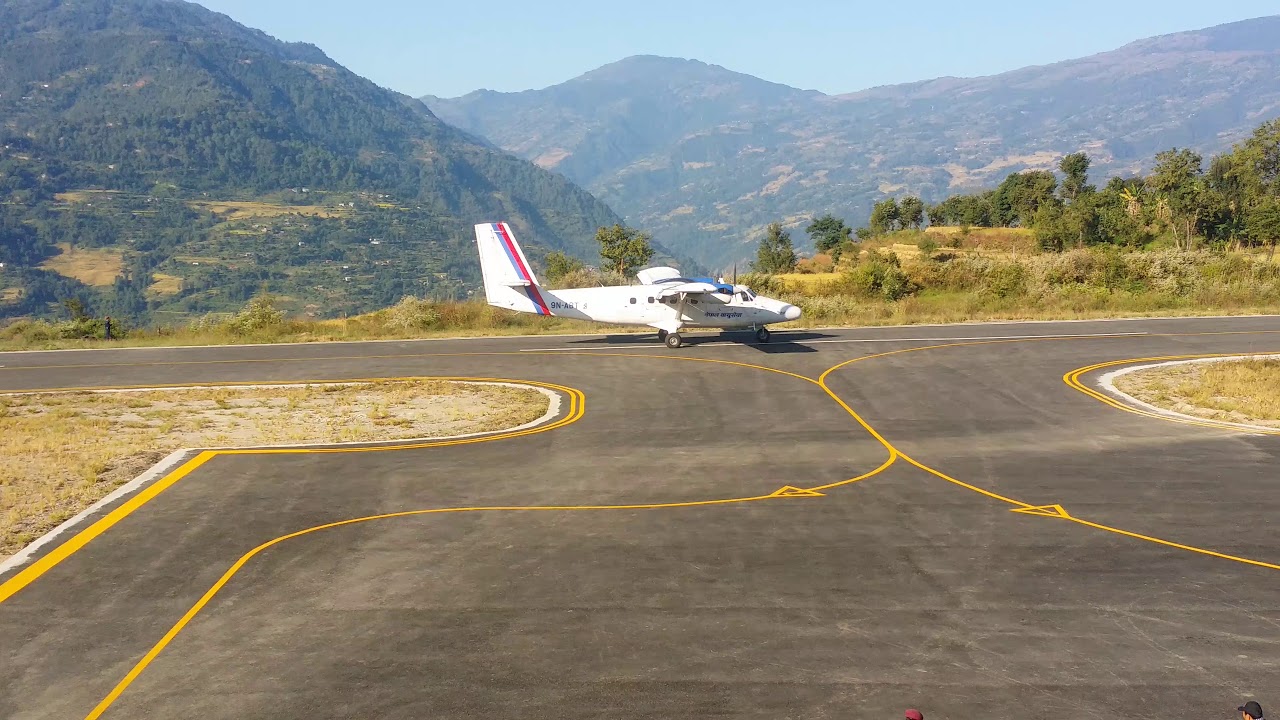 Plane lands at Suketar Airport three months after closure