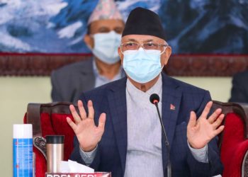 PM Oli alleges Madhav faction of inciting factionalism
