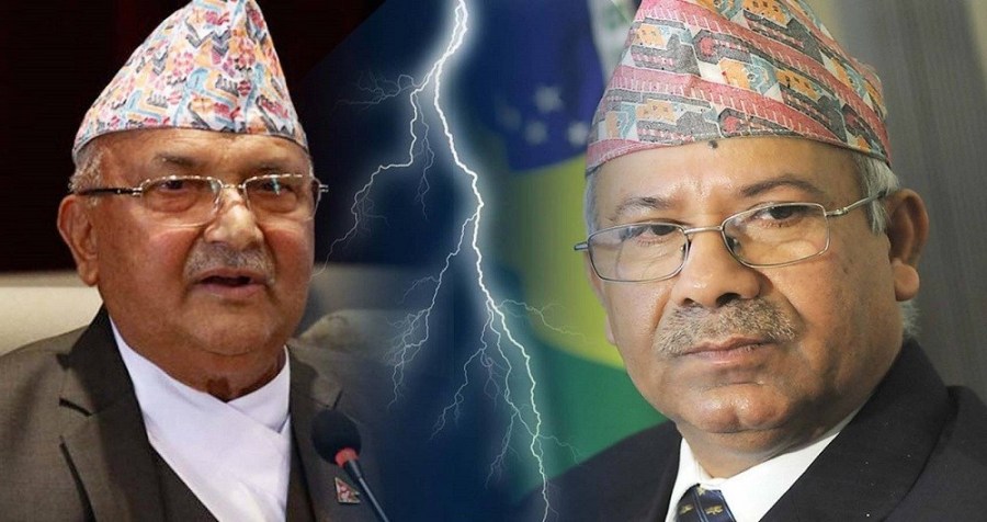 UML Senior leader Nepal demands equal status with Chairman Oli