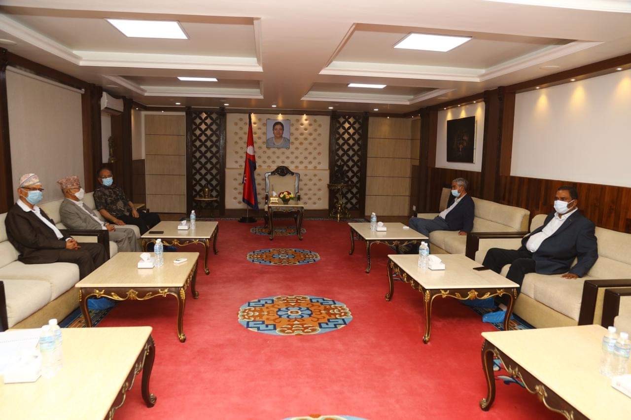 Discussion among partners of ruling coalition underway in Baluwatar
