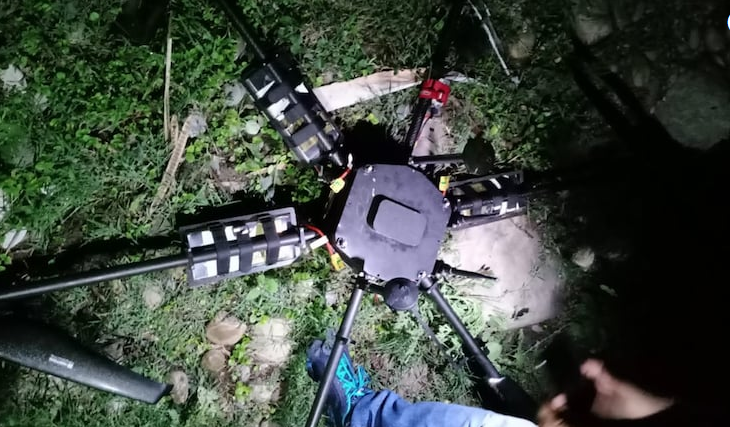 J&K police shoot down drone, recovers 5 kg IED