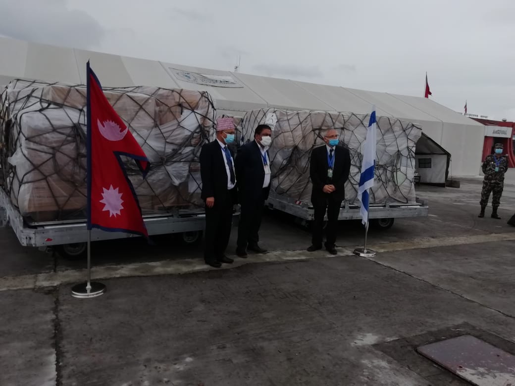 Israel donates medical supplies to Nepal to combat Covid-19 surge