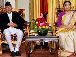 President Bhandari and PM Oli hold talks