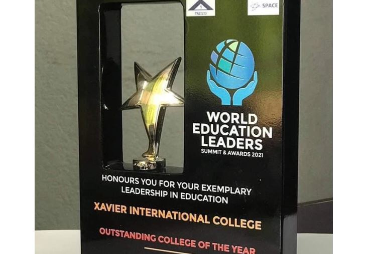 Xavier International College bags ‘World Leader Summit Award-2021’