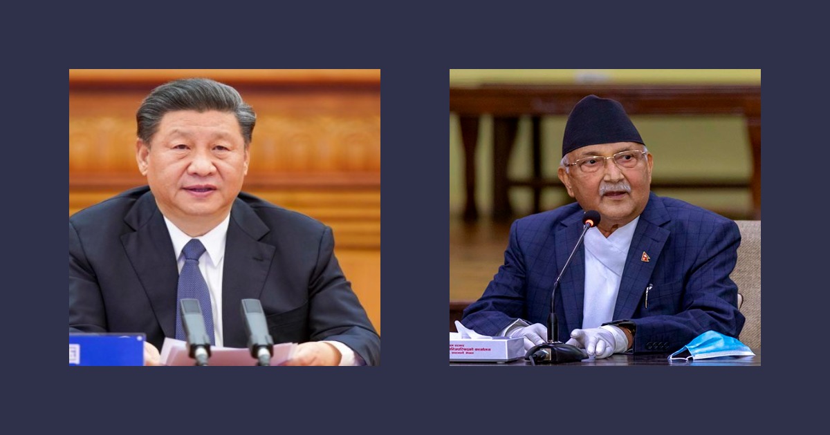 Chinese President Xi to hold virtual meeting with top leaders including PM Oli on Tuesday