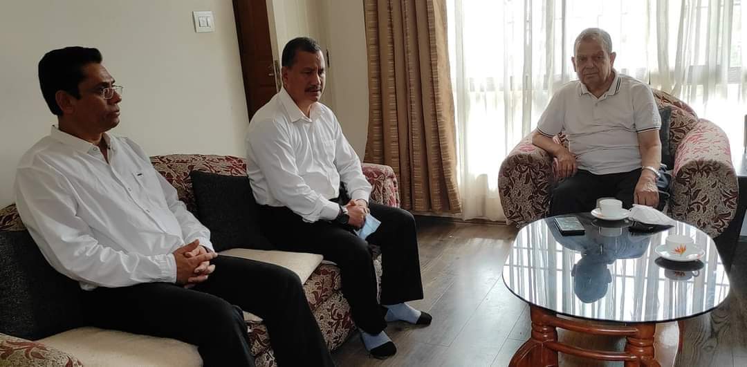 NCP General Secretary Biplov holds discussion with JSP Chair Thakur