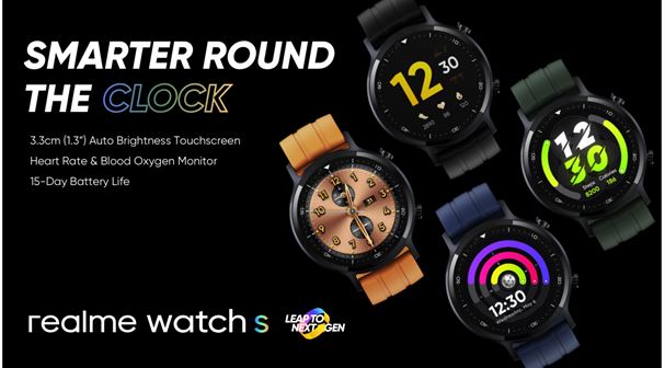realme introduces Watch S