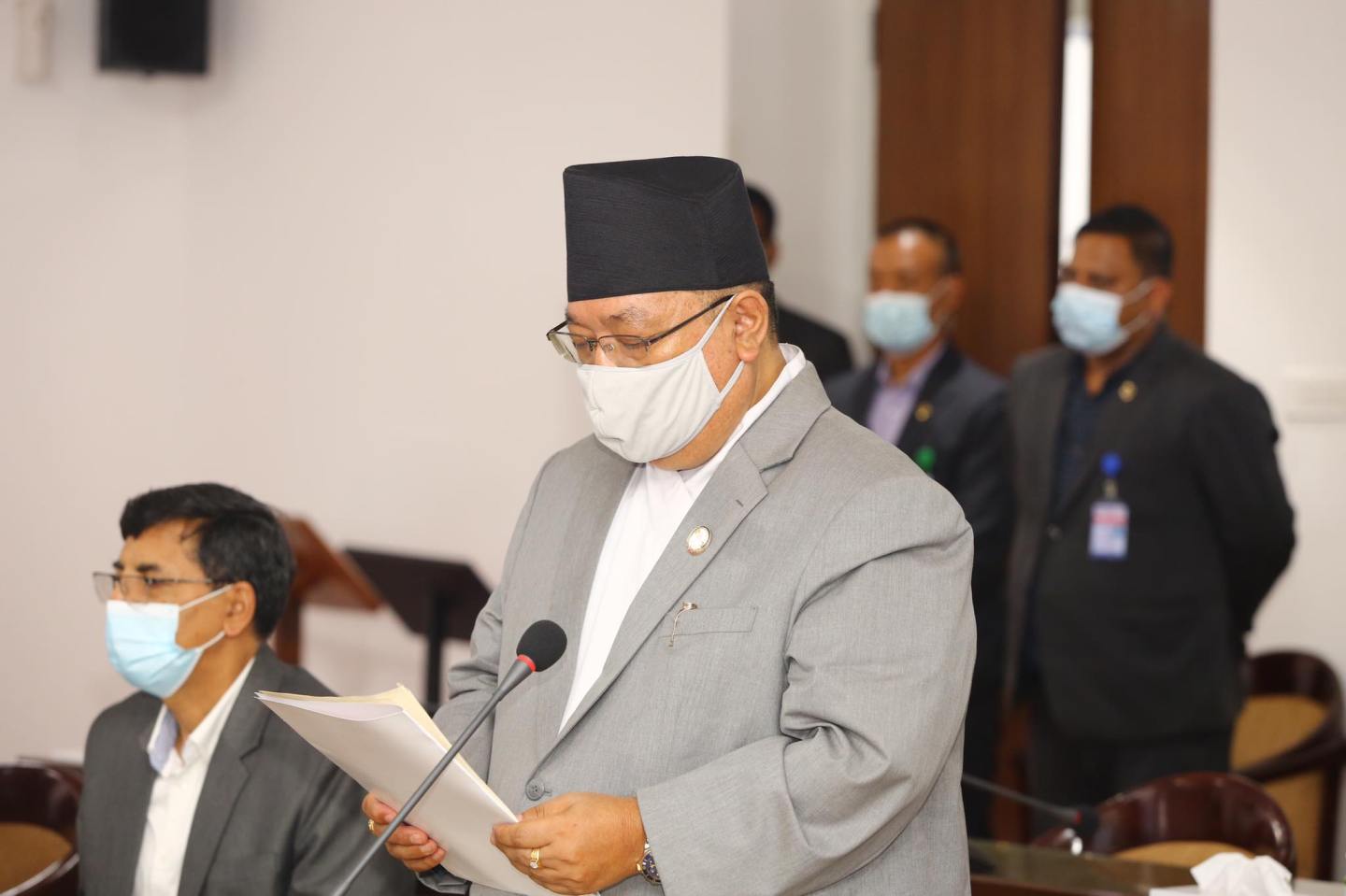 NC leader Umesh Shrestha asking EC to declare him winner from Chitwan-2