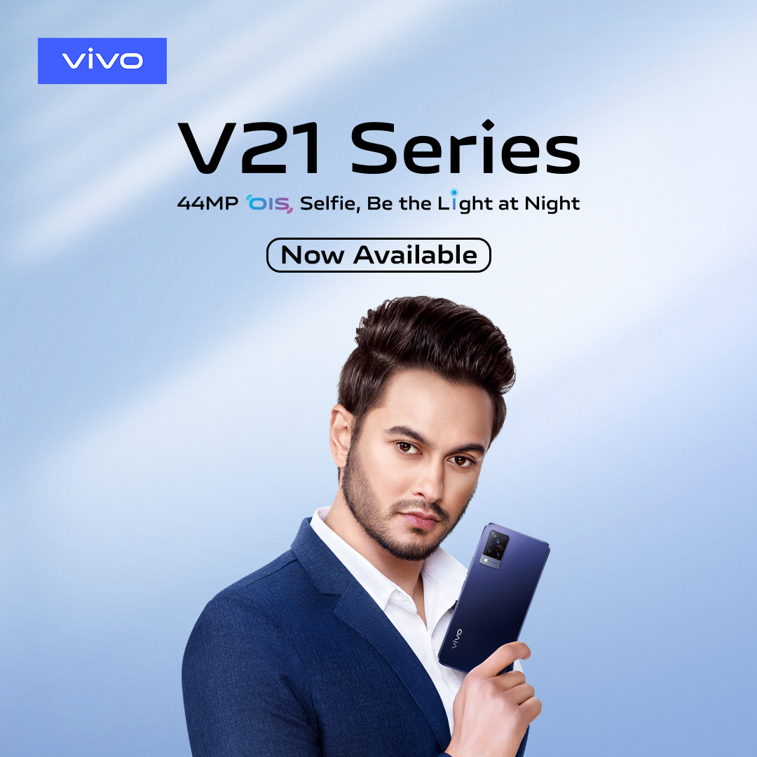Vivo introduces V21 with 44 MP OIS night selfie system