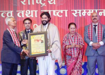 Choreographer Aswini honored with “National Personality and Creator Honor”