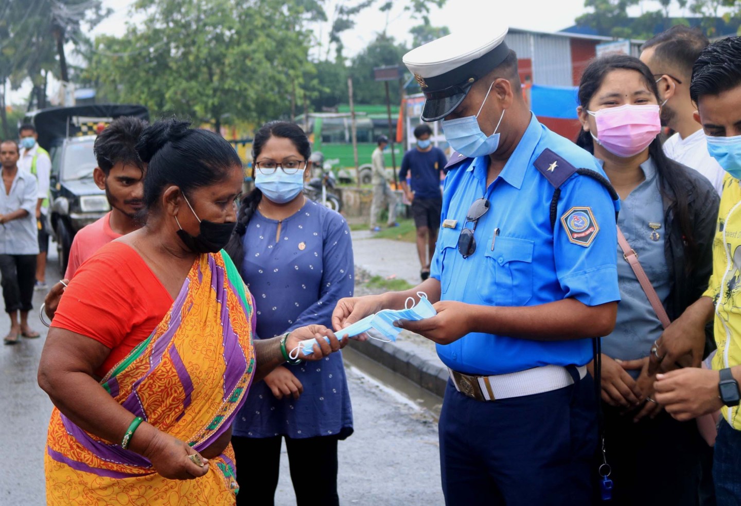 Nepal Police distribute 15,891 masks in last 24 hours