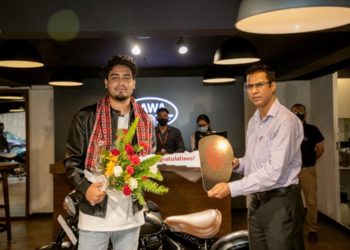 Jawa Perak Motorcycle in tune with Shushant KC’s vibes