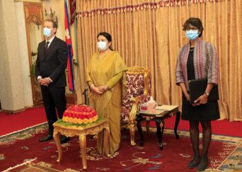 Ambassadors from four countries present credentials to President