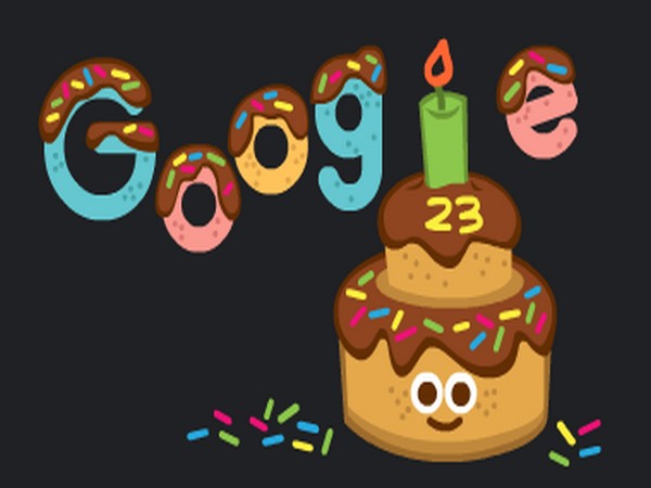 Google celebrates 23rd birthday with a special doodle