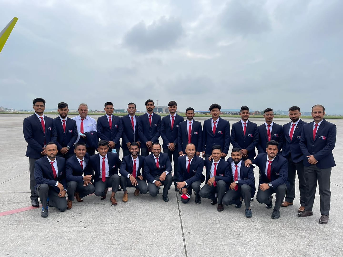 Nepali Cricket Team returns home