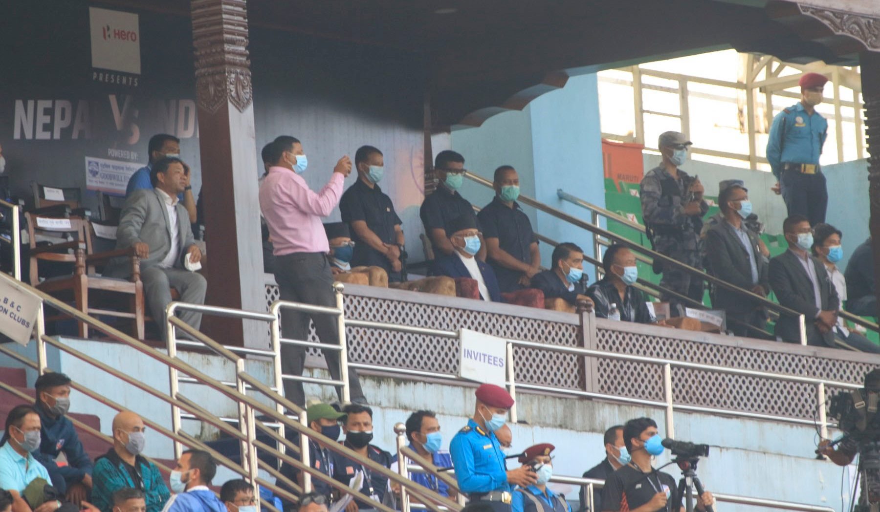 Football today between the clubs of Nepal and India