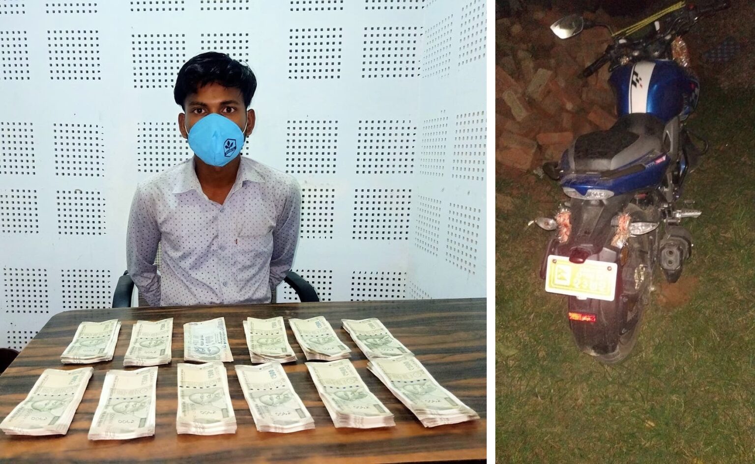 Man arrested with banned Indian currency notes