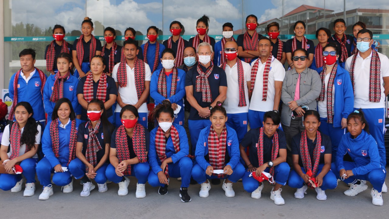 National women’s team arrives in Kathmandu from Uzbekistan