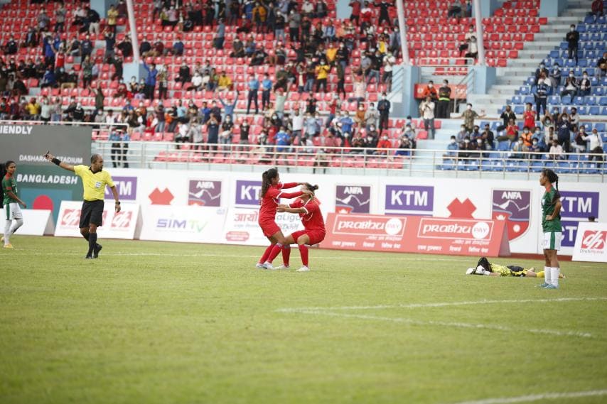 Friendly Match : Nepal beats Bangladesh 2-1