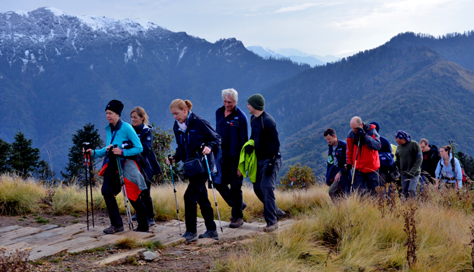 Foreign ambassadors and diplomats taking part in ‘hiking’