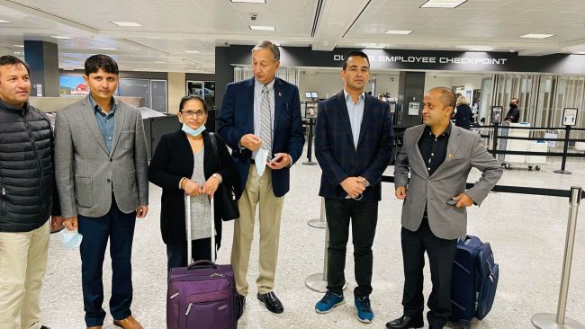 Nepali Ambassador to US Khatiwada leaves for home