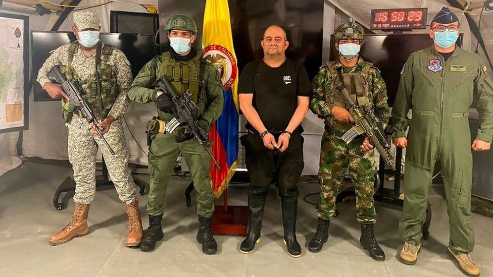 Colombia’s most-wanted drug lord Otoniel captured