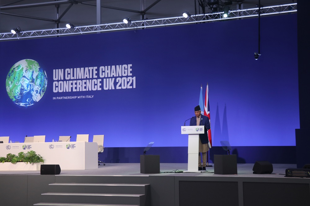 PM Deuba calls for high priority to mountain agenda at COP26