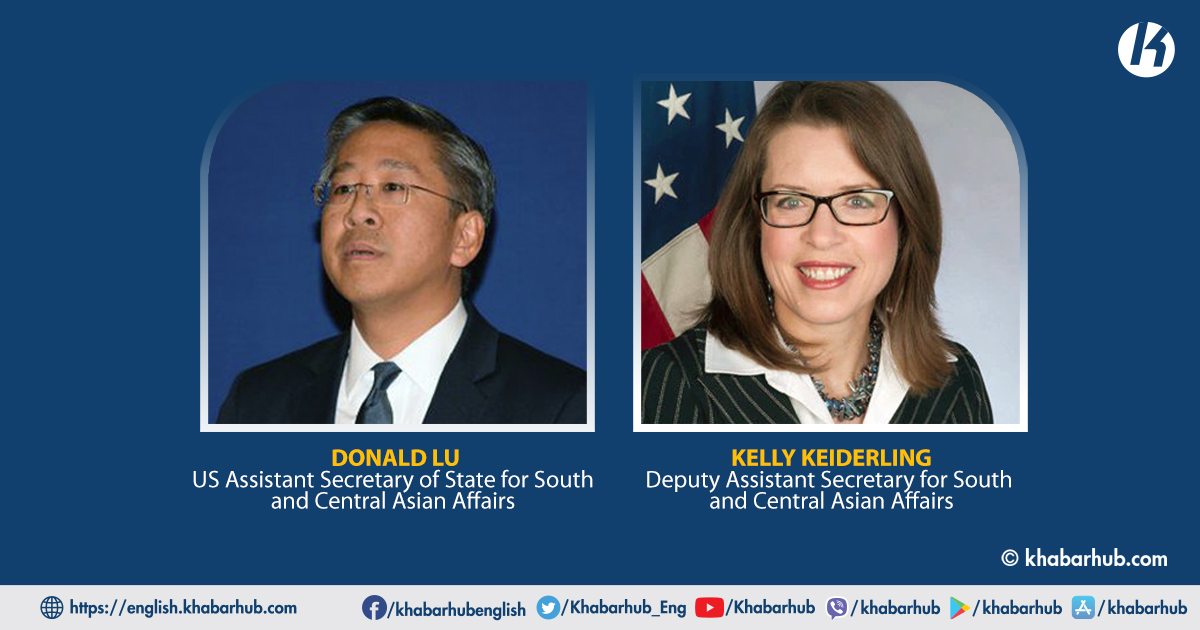 US Assistant Secretary of State Donald Lu arriving Nepal today