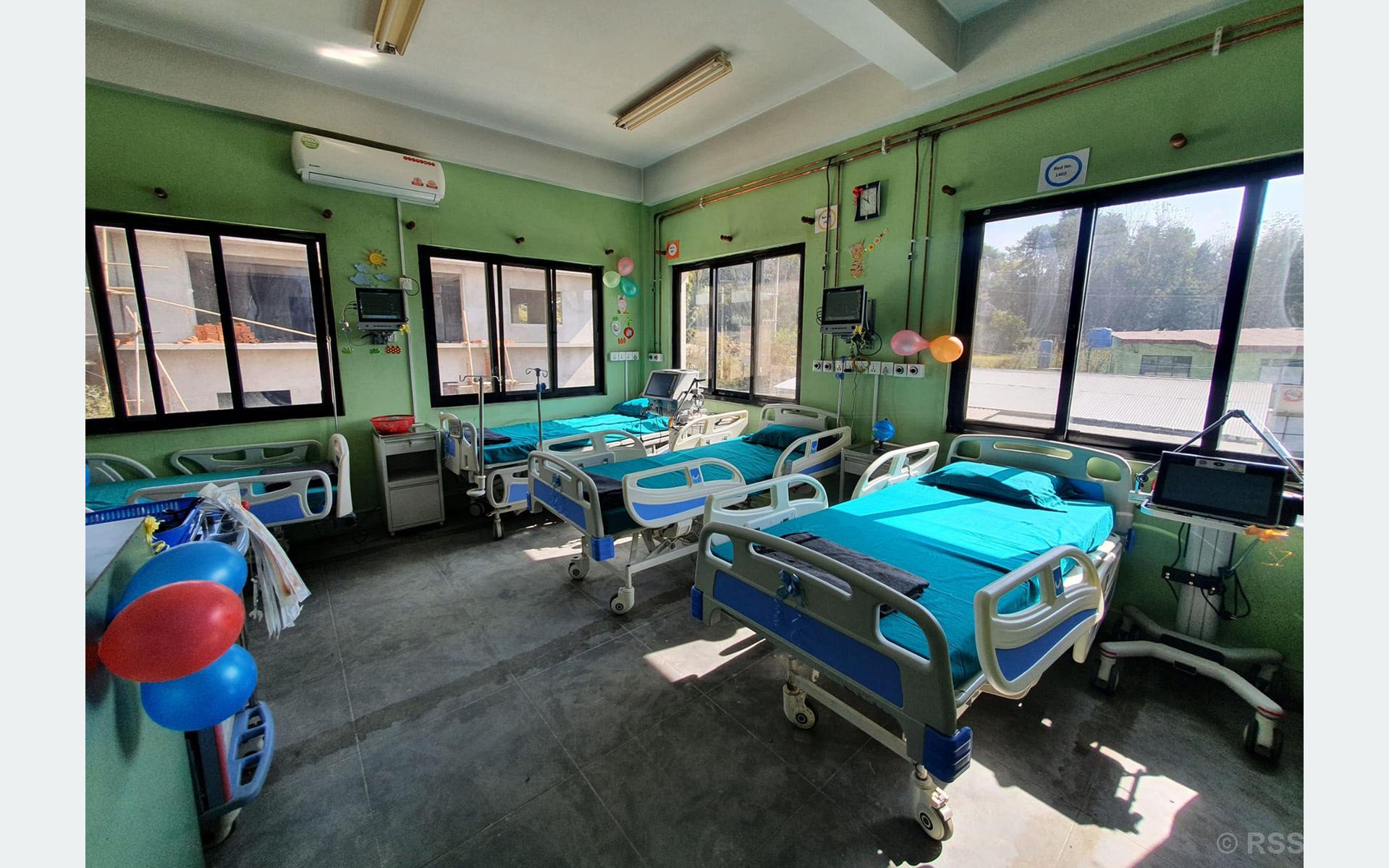 ICU ward with ventilators lying dysfunctional in lack of human resource