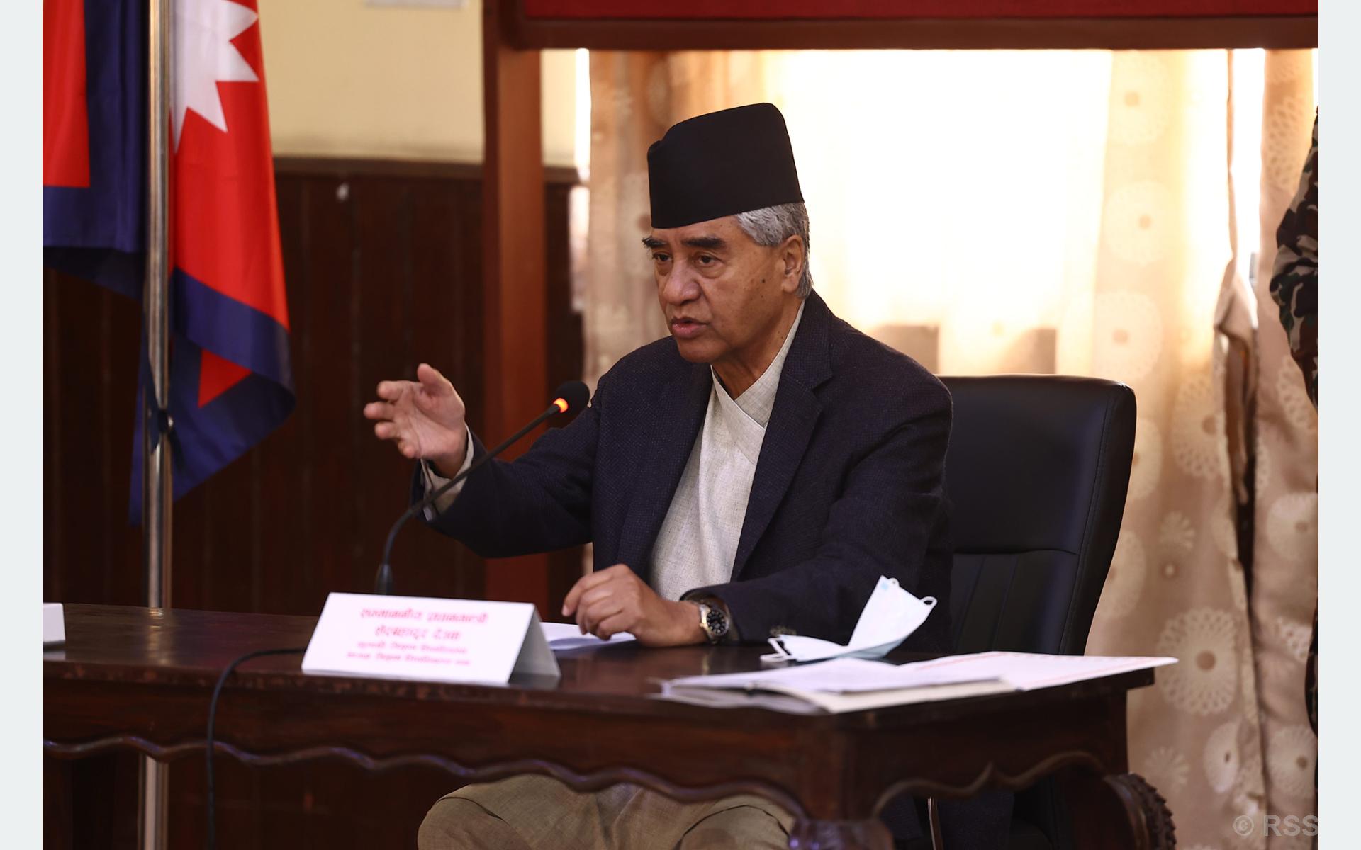 Prime Minister Deuba in-charge of Defense Ministry