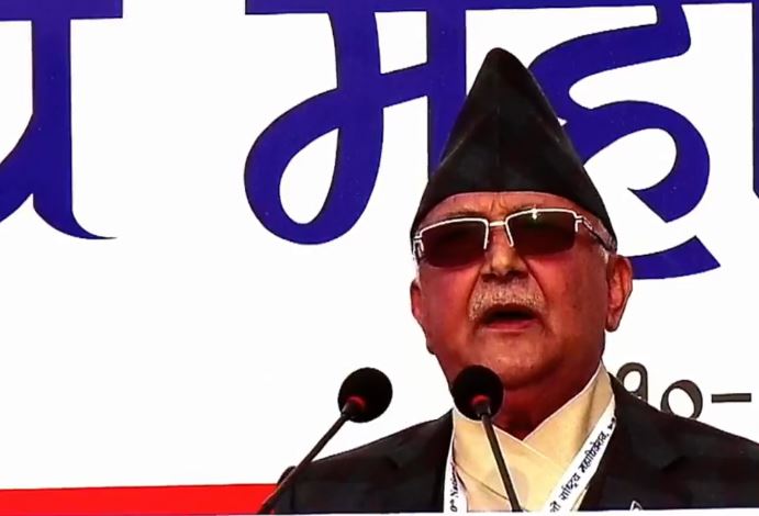 UML Chair Oli warns PM Deuba against forces that could deceive him