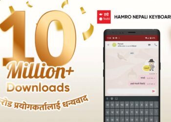 Hamro Nepali Keyboard App downloaded 10 mln times