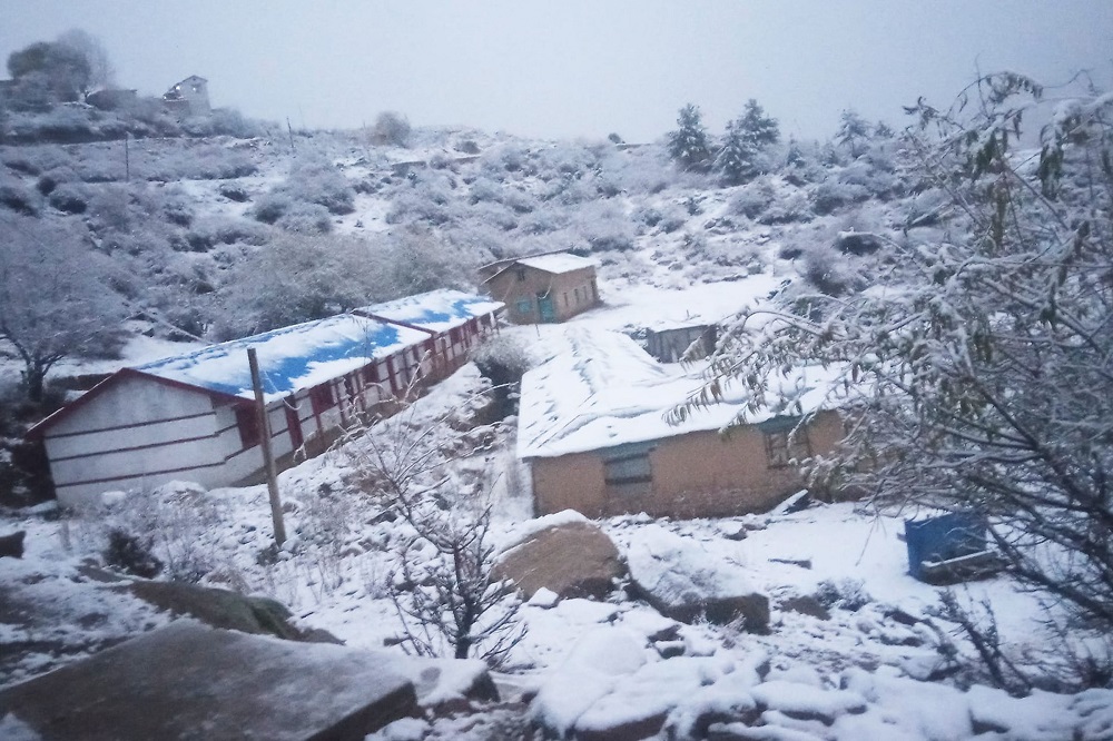 Normal life affected as Humla witnesses three-feet snow
