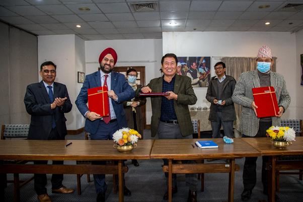 ICIMOD, Dabur Nepal and Taalkolla ink tripartite deal to foster sustainable development, conservation