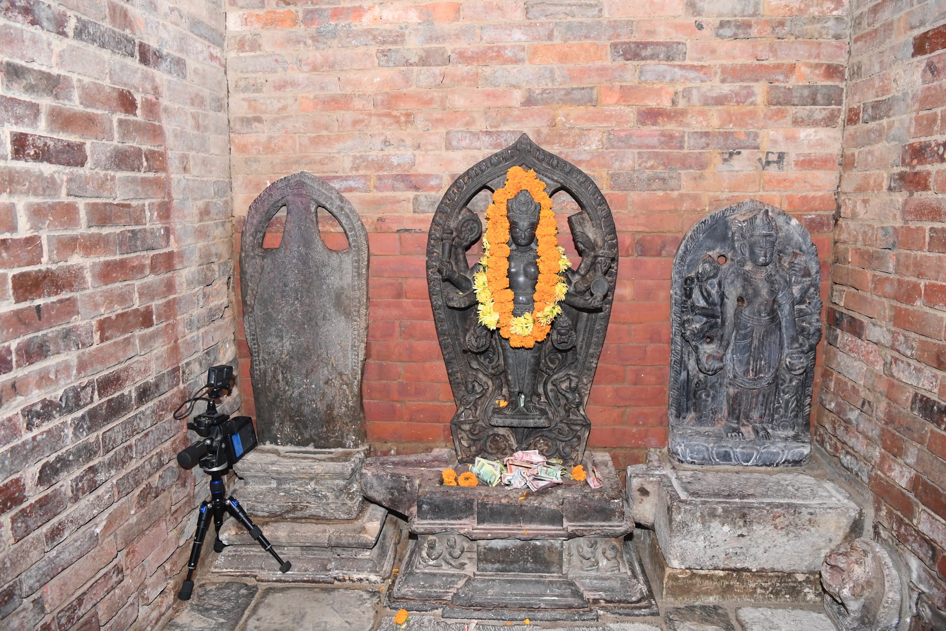 Stolen-yet-retrieved idol of Laxmi-Narayan restored at rightful place in Patan
