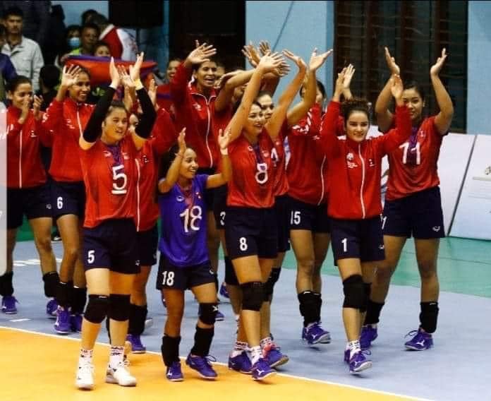 Nepal clinches Asian Central Zone Women’s Volleyball Championship title