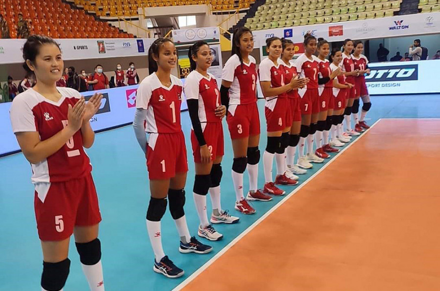 Nepal’s women’s volleyball team reaches final undefeated