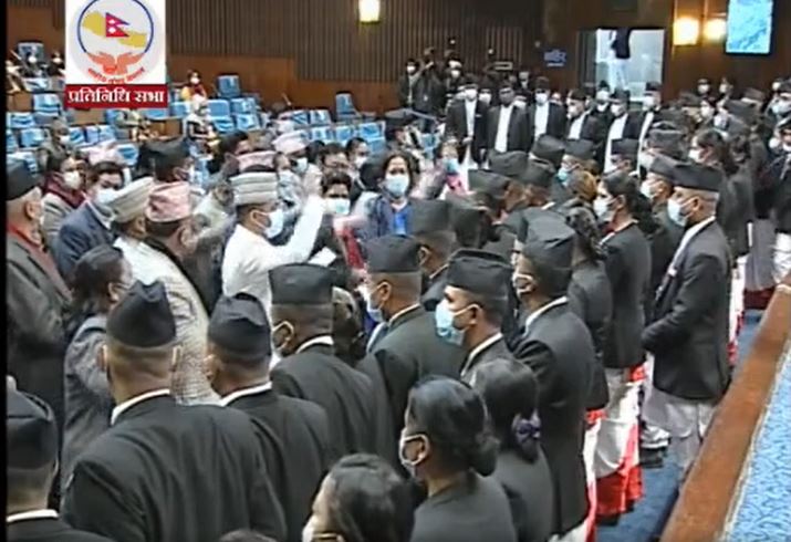 9th Session of parliament kicks off, UML obstruction continues