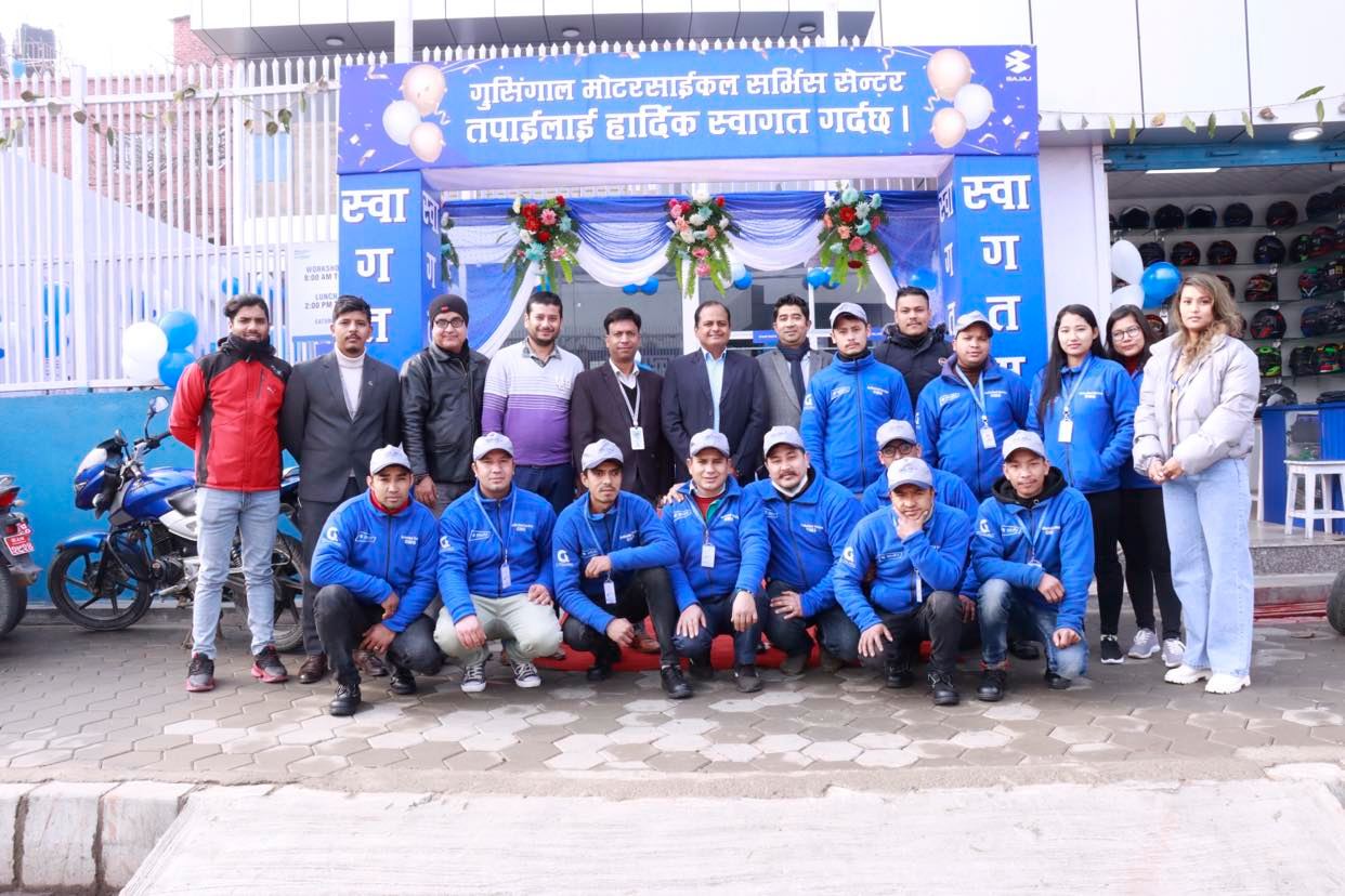 HH Bajaj’s new service center comes into operation in Gusingal, Kupondole