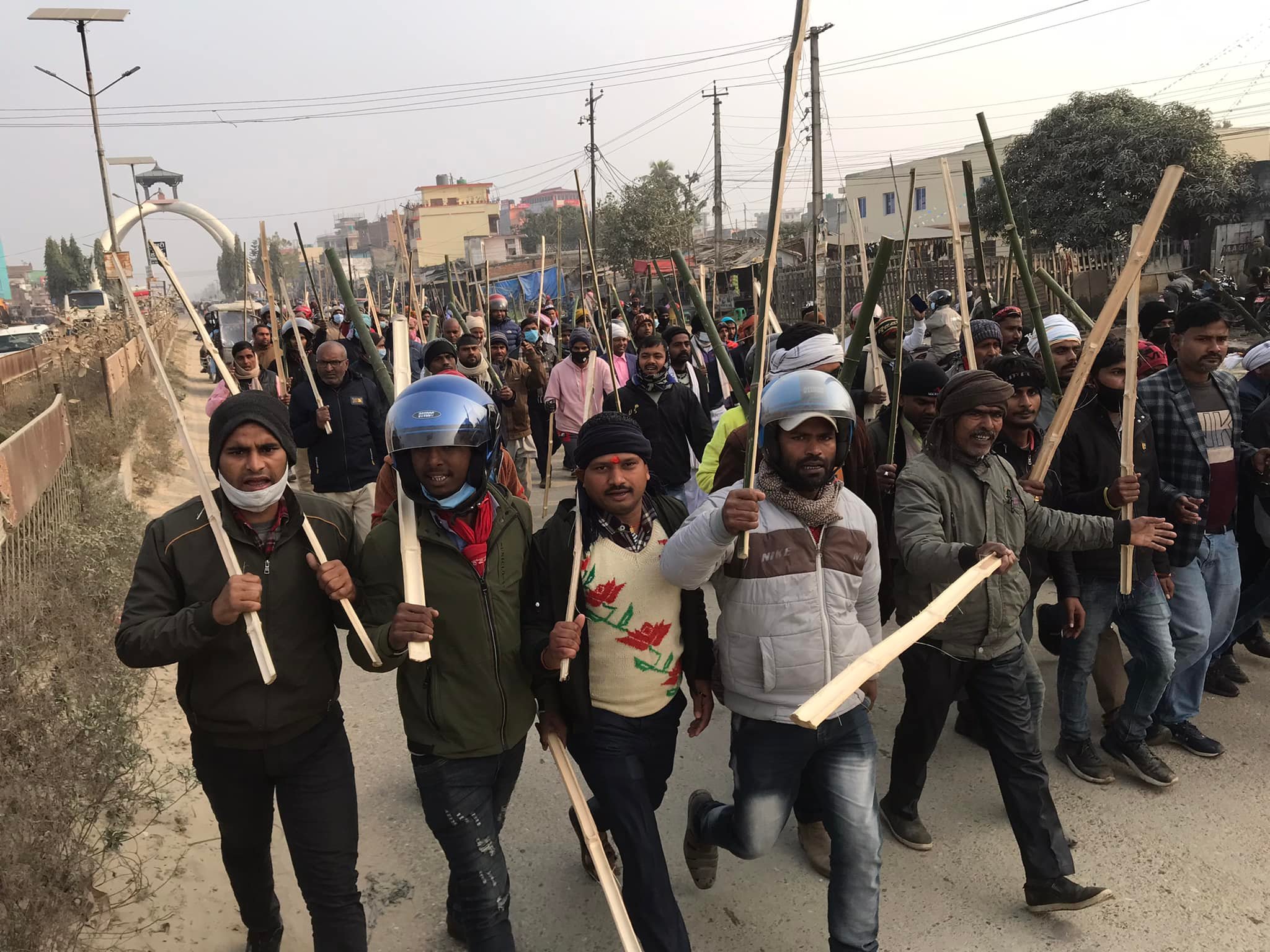 CK Raut-led Janamat Party obstructs East-West Highway