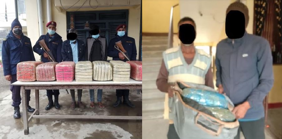 Four arrested with 81 kg of marijuana in Parsa