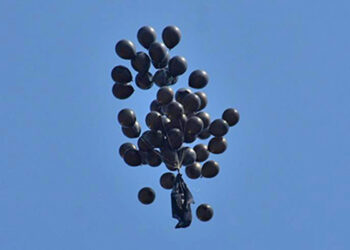 Three arrested for flying black balloons near Singha Durbar