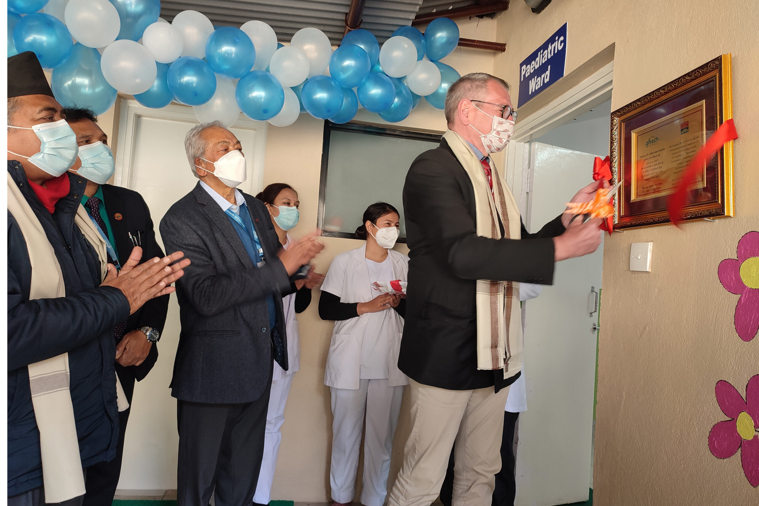 German Ambassador Prinz inaugurates pediatric ward of Kirtipur Hospital