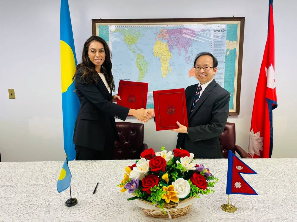 Nepal and Palau establish diplomatic relations