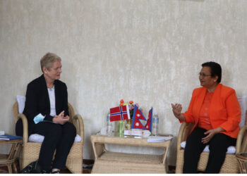 Norwegian Ambassador Dramdal calls on Energy Minister Bhusal